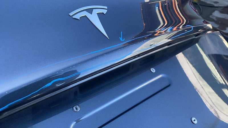 2017-2020 Tesla Model 3 M3 Rear Trunk Tailgate Liftgate Decklid Shell Panel Assy