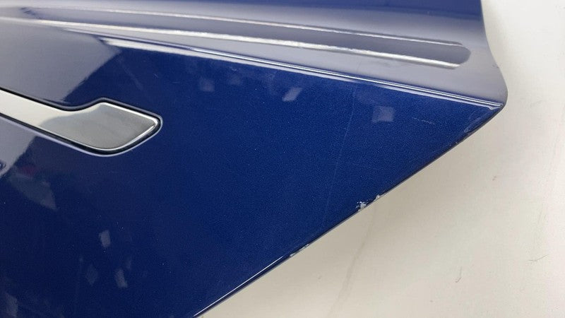 ⭕ 2017-2020 Tesla Model 3 M3 Rear Driver Side Door Shell Panel Left LH Blue PPSB
