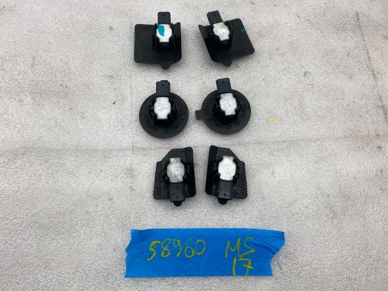 ⭕ 2016-2020 Tesla Model S MS Rear Bumper Park Assist Sensor w/ Holder SET of 6
