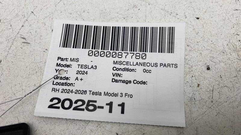 ⭕ 24-26 Tesla Model 3 Front Passenger Side Door Sill Plate Right RH 19