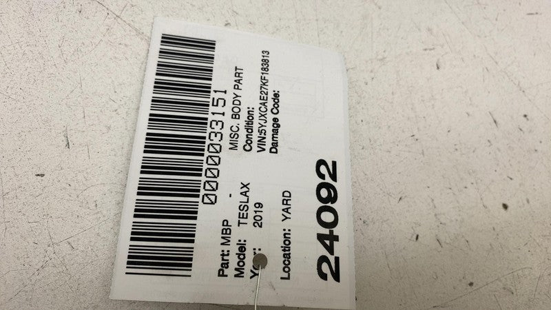 ⭕ 16-23 Model X Rear Left / Front Right Primary Door Lift Gas Strut 10