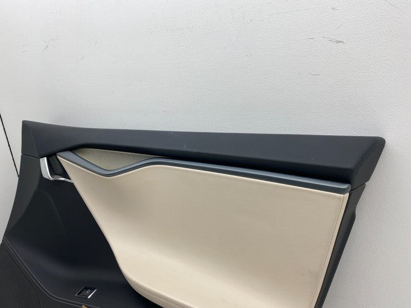 100793652N ⭕ 12-20 Model S Front Right Interior Door Panel Trim Card Cover OEM 1007936-52-N