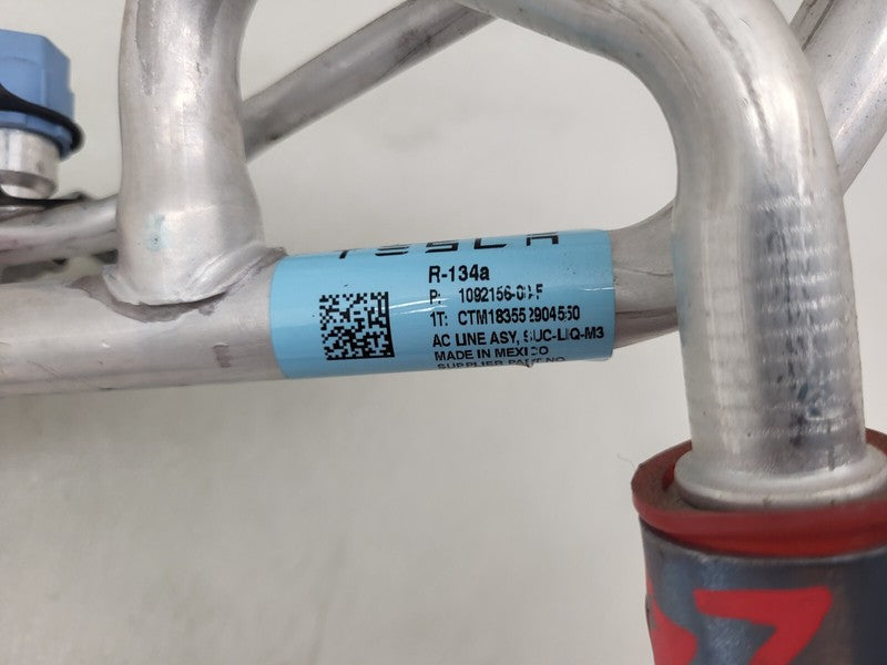 109215600F ⭕ 2017-2022 Tesla Model 3 A/C Hose Line Suction-Liquid Tube Combo 1092156-00-F