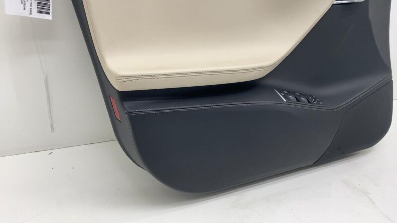 6006071-52-N ⭕ 12-20 Model S Front Left Interior Door Panel Trim Card Cover OEM 6006071-52-N