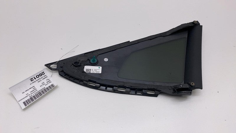 160015500A 2021-2024 Tesla Model S MS Rear Driver Side Corner Window Quarter Glass Left LH