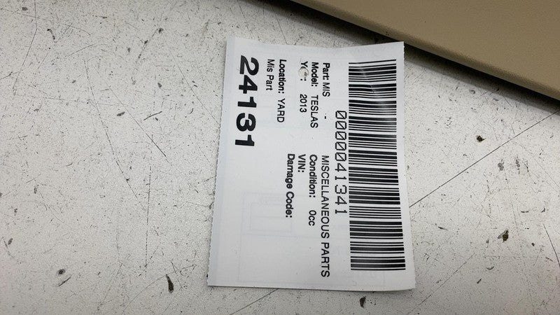 ⭕2012-2015 Tesla Model S Glove Box Trim Cover Panel Nappa Grain Tan 10