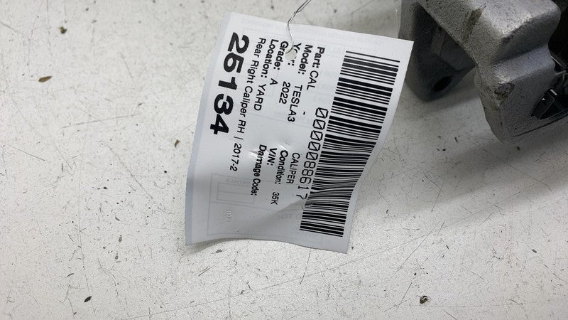 ⭕ 2017-2025 Tesla Model 3 Rear Right Caliper + Brake Hose Line BASE 10