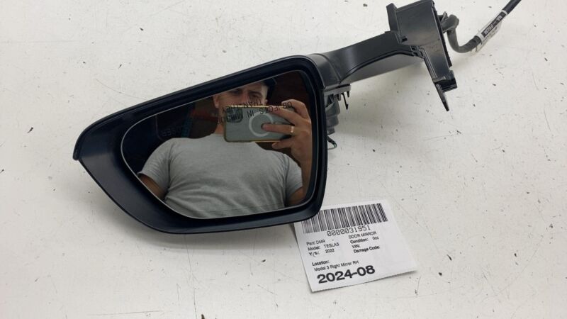 1592032-00-D 🍩2021-2025 Tesla Model 3 M3 Passenger Side Exterior Rear View Door Mirror Right