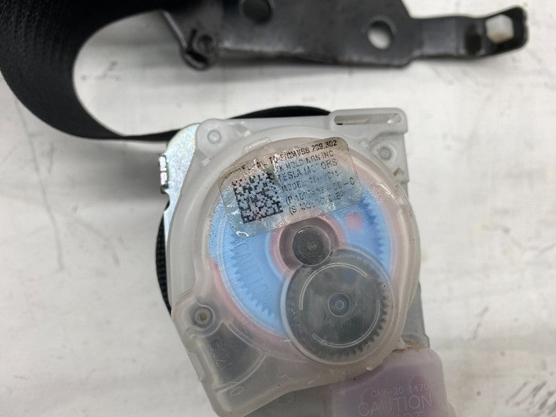 ⭕ 12-20 Model S Passenger C-Pillar Mid Trim Cover & Seat Belt Right 10