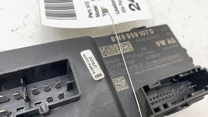 8W8959107D 19-23 Audi E-Tron Tailgate Liftgate Back Door Computer Control Module 8W8959107D