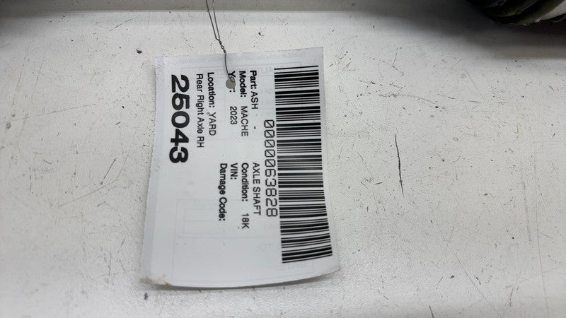 MZ9P4K138FA ⭕ 21-24 Ford Mustang Mach-E Rear Right CV Axle Shaft Halfshaft AWD MZ9P-4K138-FA