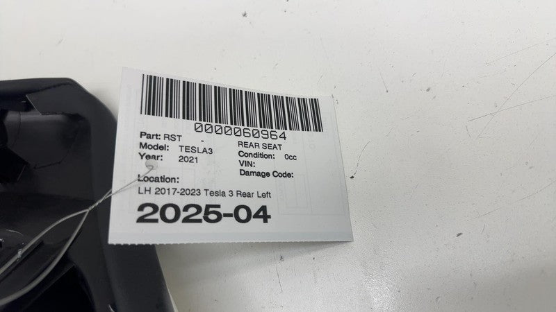 ⭕ 17-23 Model 3 M3 Rear Driver Side 2nd Row Seat Bolster Cover Left 10