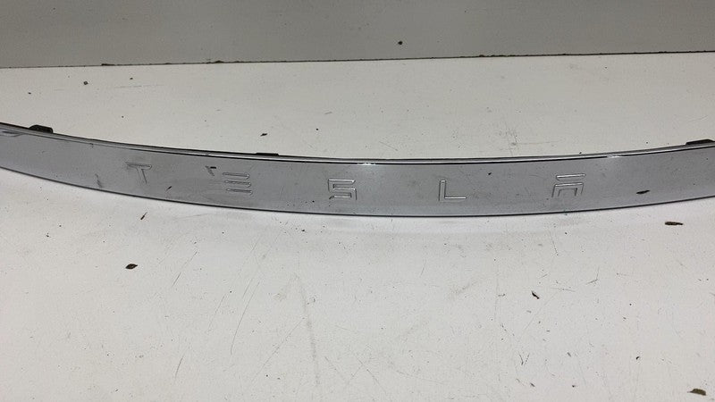 ⭕2012-2015 Model S Rear Liftgate Applique Trim Trunk Chrome Molding 10