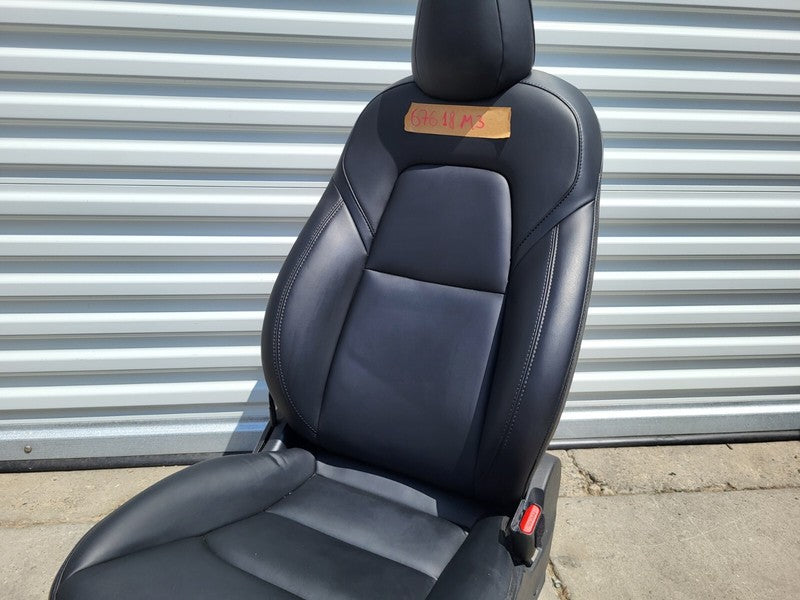 ⭕ 2017-2022 Tesla Model 3 Y Front Passenger Side 1st Row Seat Black Right Assy