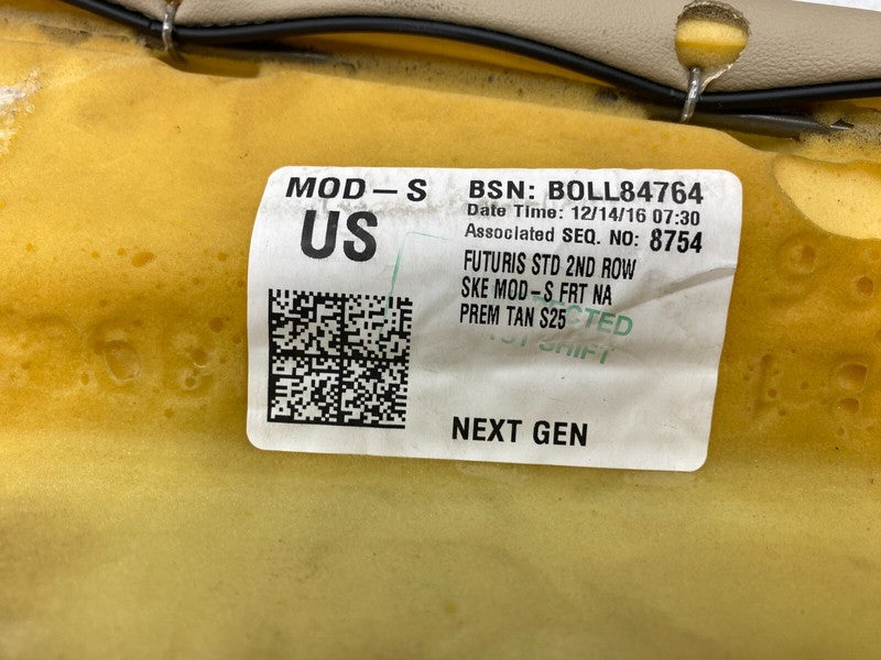 BOLL84764 ⭕ 2012-2020 Tesla Model S MS Rear Left 2nd Row Seat Bolster Cushion Cover Tan LH