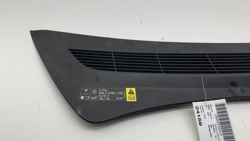 ⭕ 17-23 Tesla Model 3 Windshield Cowl Panel Rear Apron Grille Cover 10