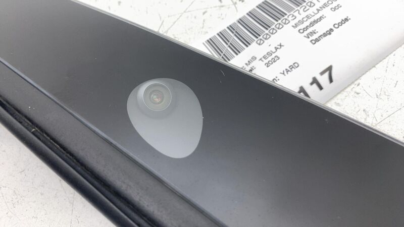 175146200B ⭕21-24 Model X Left B-Pillar Applique Trim Molding w/ Camera & Seal 1751462-00-B