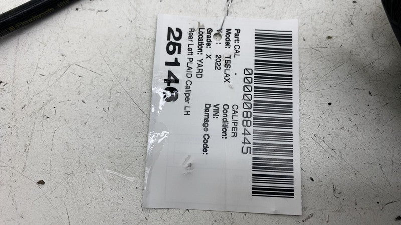 ⭕ 2021-2025 Tesla Model X Rear Caliper w/ Brake Hose Line Left LH 1420