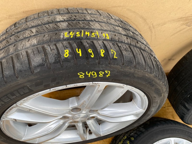 ⭕ 12-15 Model S Wheel Rim 19" 19x8.0+40mm + Tire 245/45R19 SET of 3 60