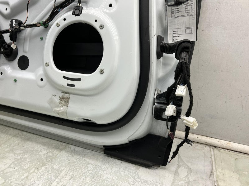 2012-2015 Tesla Model S Front Driver Side Door Shell Panel Left Used White PBCW