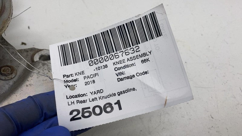 ⭕ 17-24 Chrysler Pacifica Rear Left Spindle Knuckle w/ ABS Sensor & Dust Shield