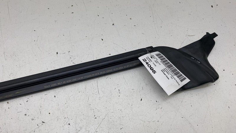 ⭕ 24-25 Tesla Model 3 Rear Left Door Inner Belt Weatherstrip Seal 1712