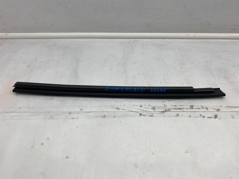 ⭕ 21-24 Tesla Model S Front Driver Side Door Window Inner Belt Rubber Seal Left
