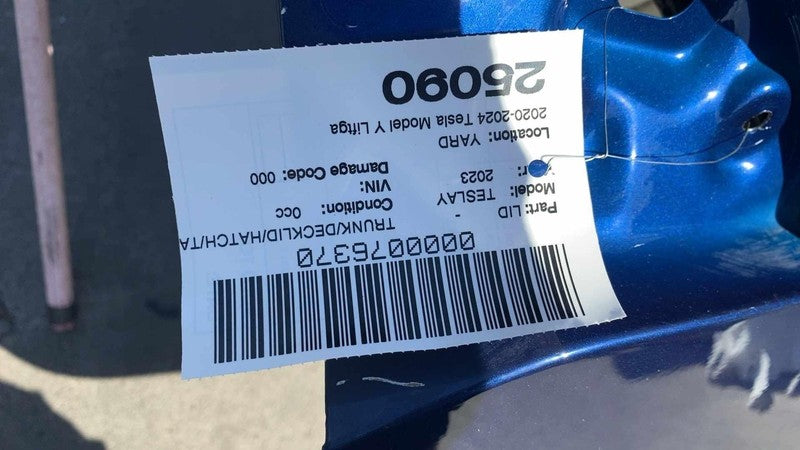 ⭕ 2020-2024 Tesla Model Y Liftgate Hatch Trunk Lid Tailgate Shell Assy