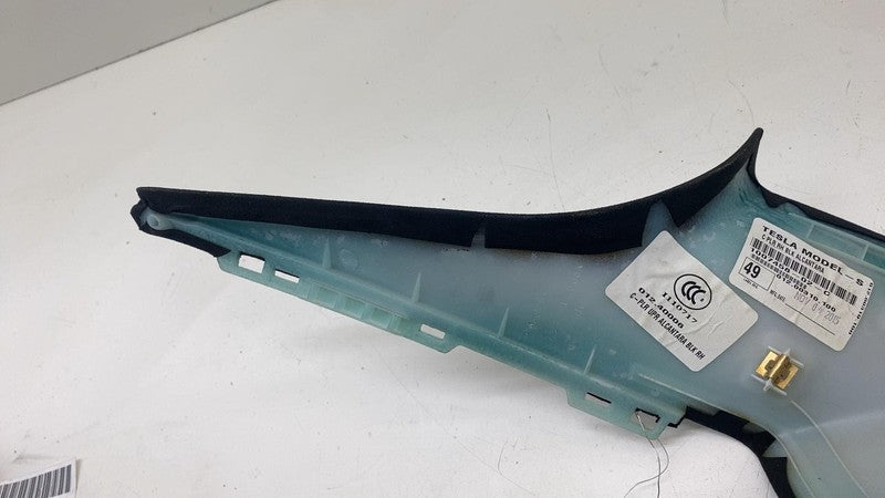⭕12-20 Tesla Model S Passenger Side C-Pillar Trim Cover Upper Right 10