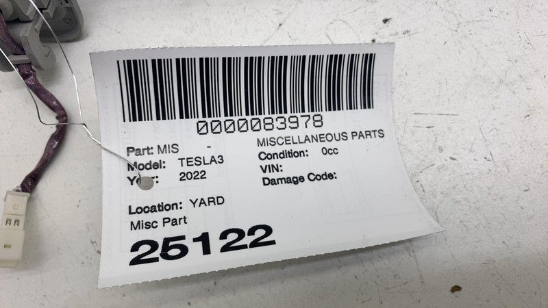 ⭕ 17-23 Tesla Model 3 M3 Front Driver Side Windshield Sun Visor Sunvis