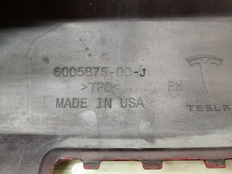 600587500J ⭕12-20 Model S Passenger Side Rocker Panel Outer Sill Molding Right 6005875-00-J