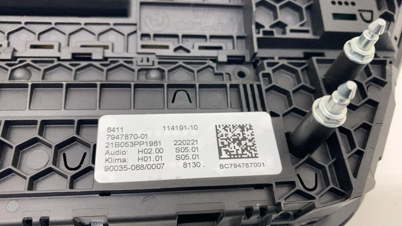 2021 BMW 530e G30 AC Heater Climate Radio Stereo Control Switch Button