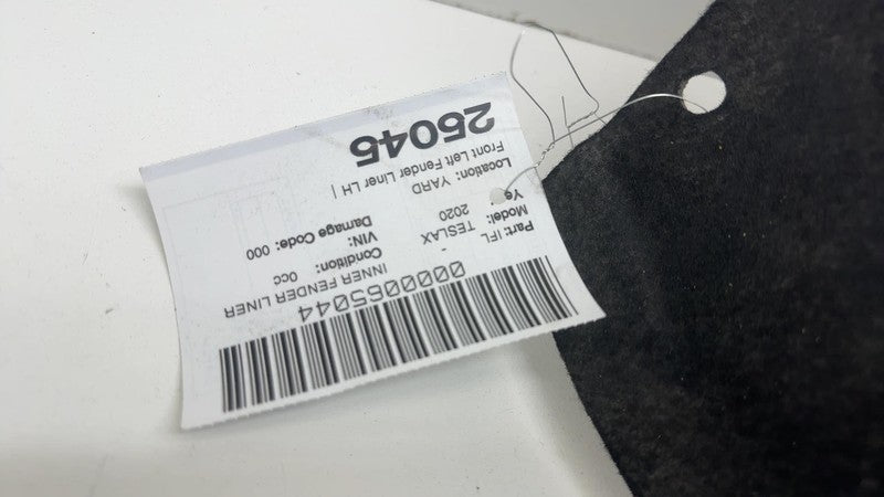 2016-2020 Tesla Model X Front Left Inner Fender Wheel Liner Splash Guard Shield