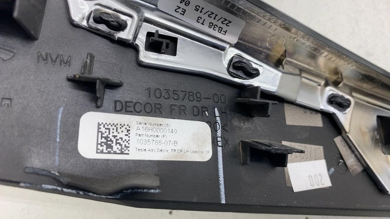 103578900 ⭕ 2016-2020 Tesla Model X SET of Front & Rear Left & Right Door Molding Trim OEM