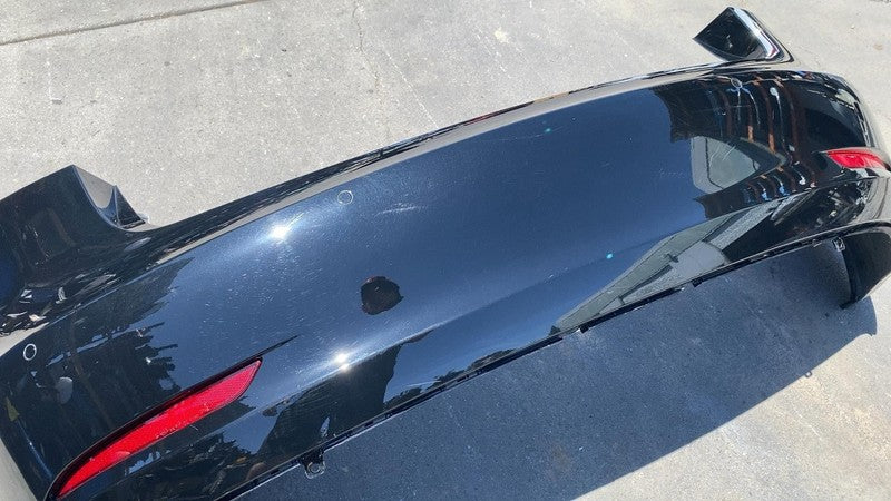 ⭕ 2017-2022 Tesla Model 3 Rear Bumper Cover w/ Park Sensor & Harness Black PBSB
