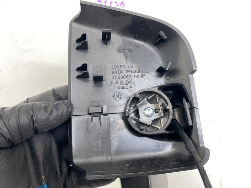 100836900F ⭕ 12-15 Model S Front Windshield Interior Rear View Mirror w/ Cover 1008369-00-F