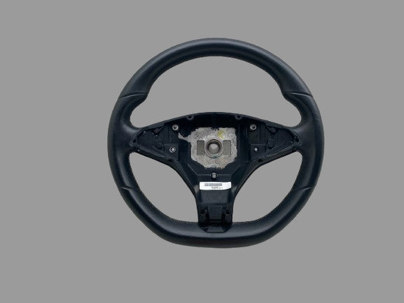 1036774-00-C ⭕ 2012-2015 Tesla Model S Performance Steering Wheel Black Leather 1028970-00-A