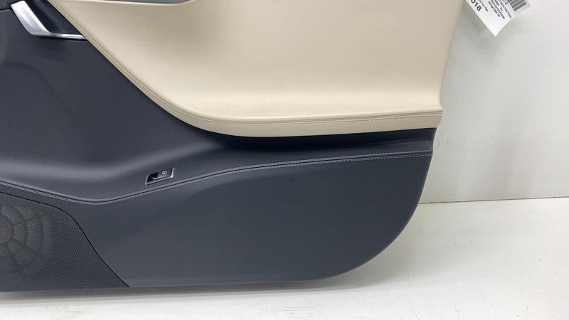 ⭕ 12-20 Model S Front Right Interior Door Panel Trim Card Cover RH 100