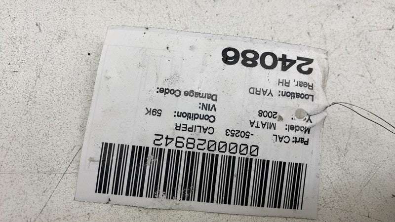 ⭕ 2006-2015 Mazda MX-5 Miata Rear Right Passenger Side Brake Caliper Assembly