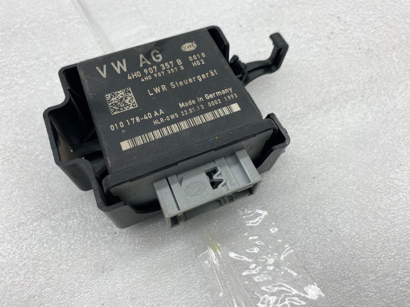 4H0 907 357 B ⭕ 12-17 Audi A6 A7 Headlight Head Lamp Range Control Module & Bracket 4H0907357B