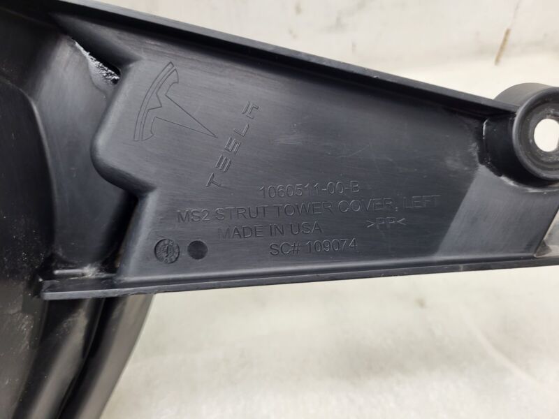 1060510-00-B ⭕16-20 Model S Left & Right Underhood Shock Tower Trim 1060510-00-B/1060511-00-B