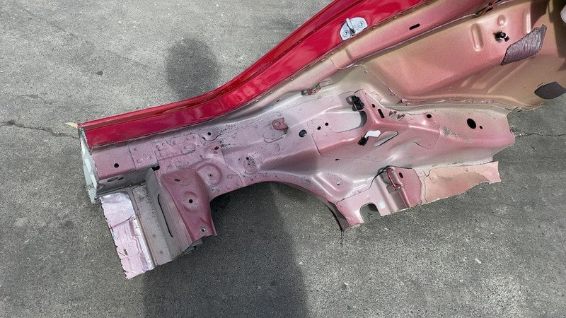 ⭕ 17-20 Tesla Model 3 Rear Right Quarter Panel Structural Frame Cut Red - PPMR