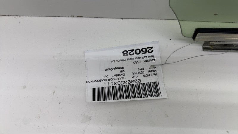 ⭕ 2018 2019 2020 2021 2022 Toyota CHR Rear Driver Side Door Window Glass Left LH