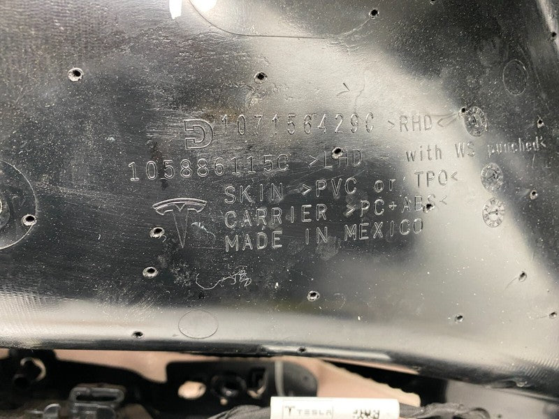 ⭕ 16-20 Model X Front Right Door Panel Trim Card Cover w/ Molding 1055