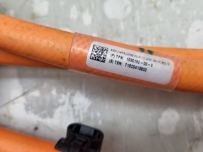103018200E ⭕ 12-15 Model S MS Rear HV Junction Box to Charge Port Wire Harness 1030182-00-E