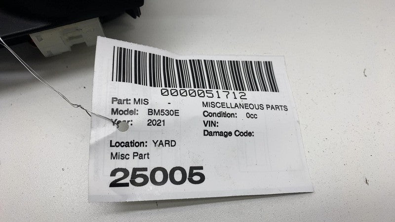 2017-2023 BMW 530e G30 Front Center Console Dual Drink Cup Holder Tray