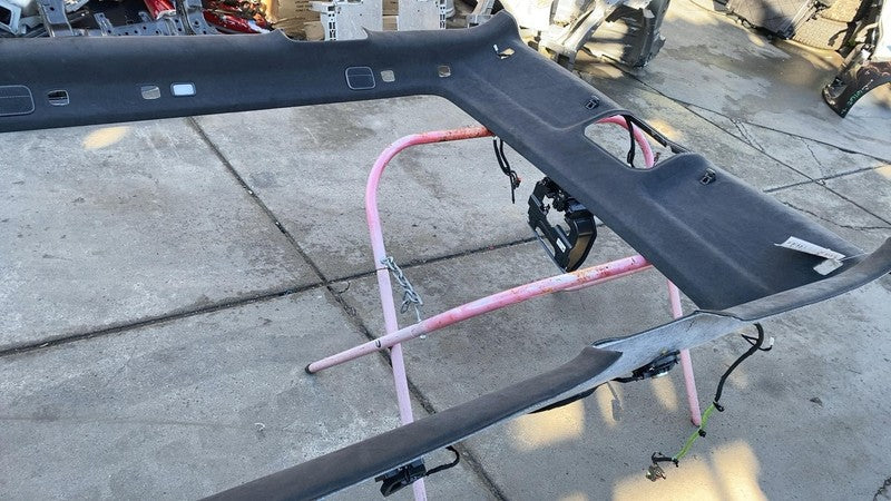 2022-2024 Rivian R1S Roof Headliner Microfiber Suede w/ Panoramic Sunroof Black