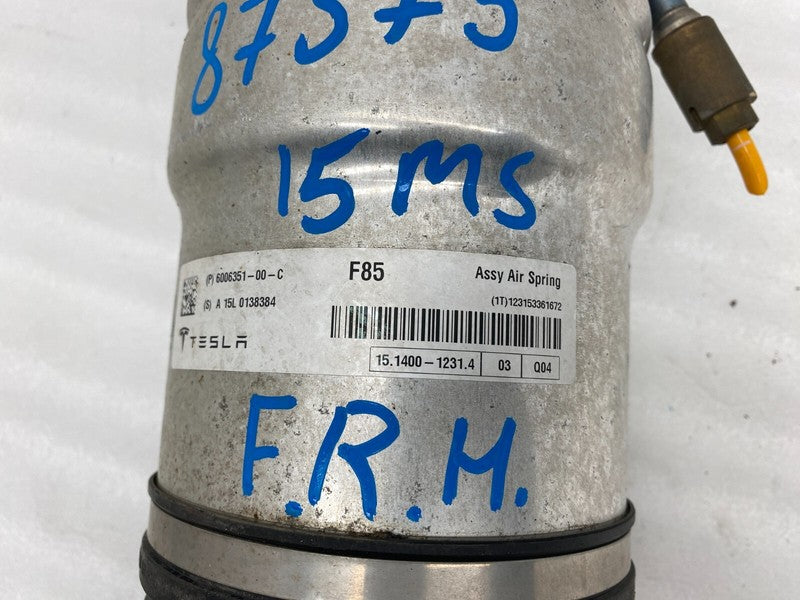 6006351 00 C ⭕ 12-15 Tesla Model S Front Right Air Spring Module Shock Absorber 6006351-00-C