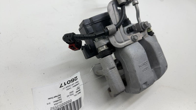 1044623-00-H ⭕ 2017-2025 Tesla Model 3 Rear Left Caliper w/ Brake Line Hose BASE 1044623-00-H