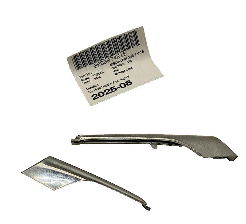 ⭕16-20 Model X Front Right Fog Light Eyelet Chrome Trim 1049612-00-E/1